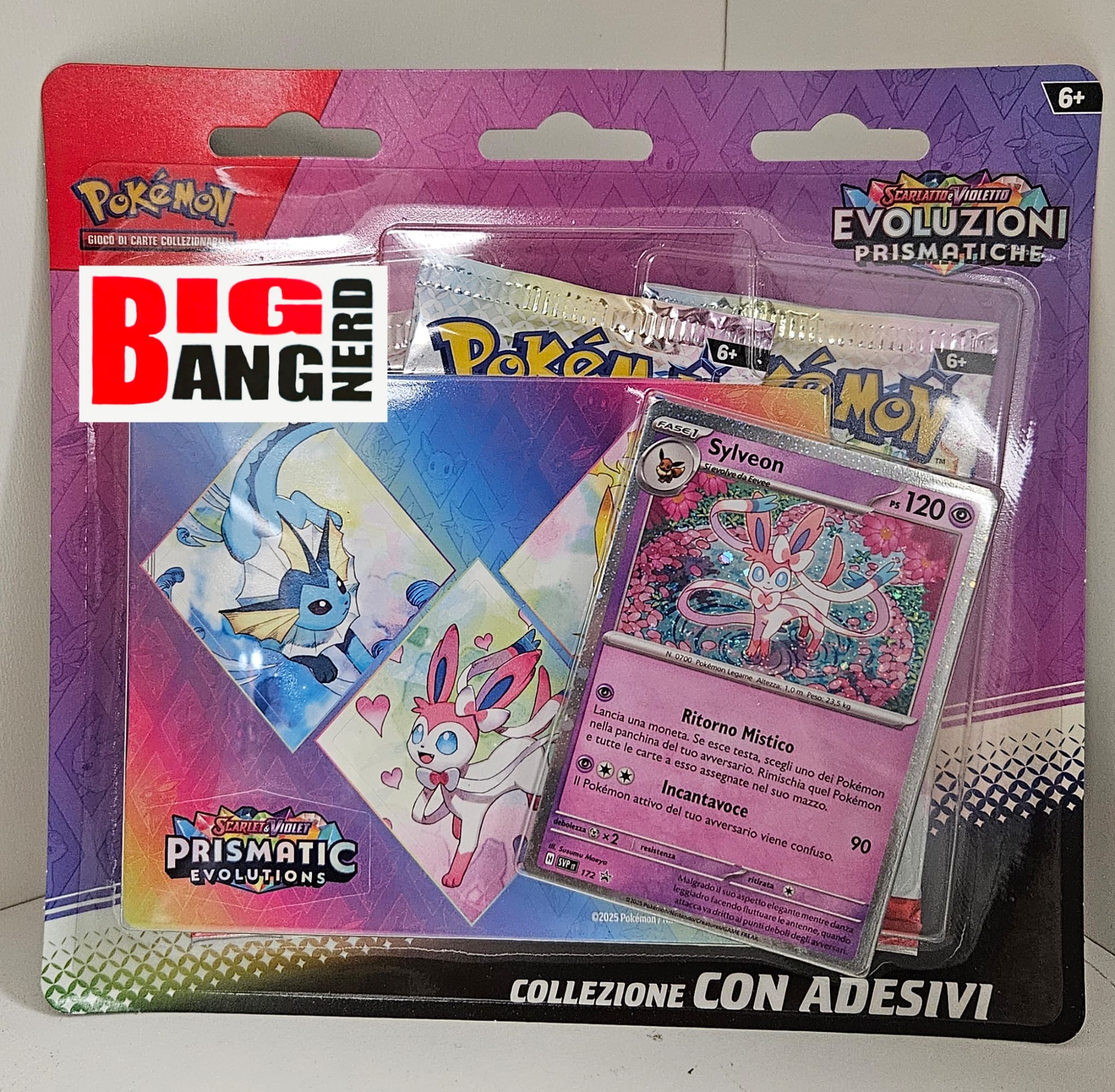 Pokémon Sylveon Evoluzioni prismatiche 