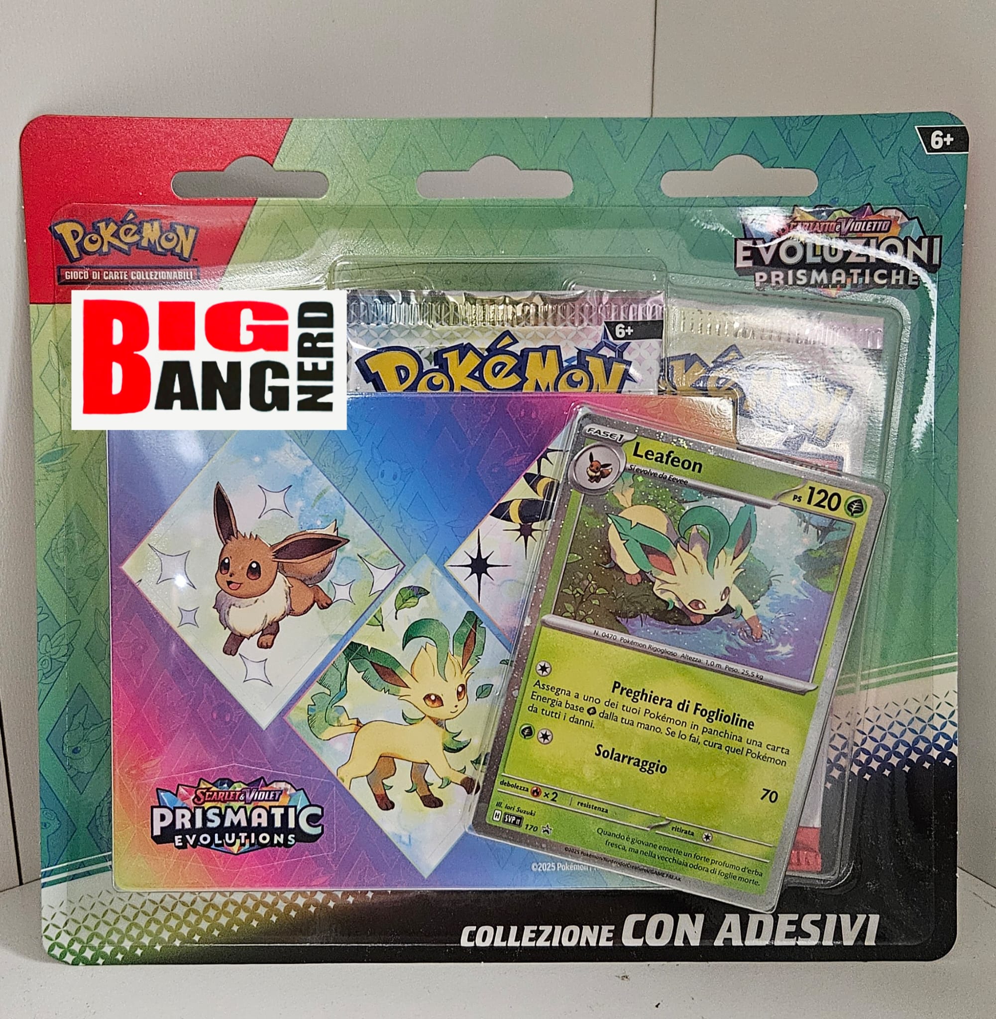 Pokémon Evolution Lefeon Prismatiche 