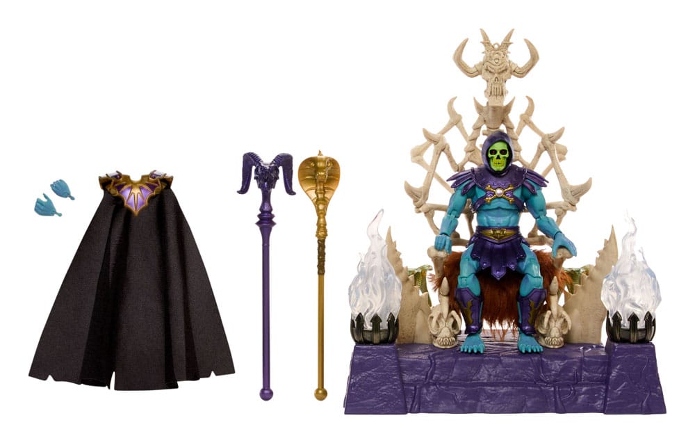 Masters of the Universe: New Eternia Masterverse Action Figure Skeletor & Throne