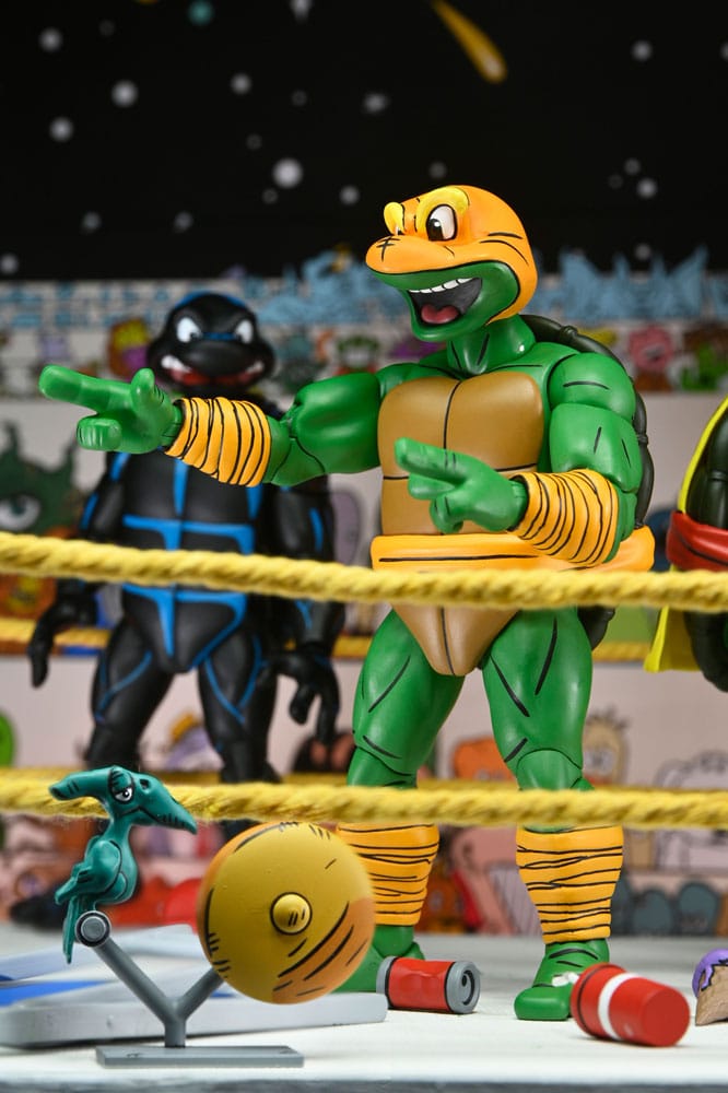 Teenage Mutant Ninja Turtles (Archie Comics) Action Figures 4-Pack Stump Wrestling Turtles