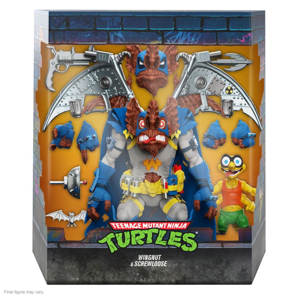 Teenage Mutant Ninja Turtles Wingnut & Screwloose Action Figures