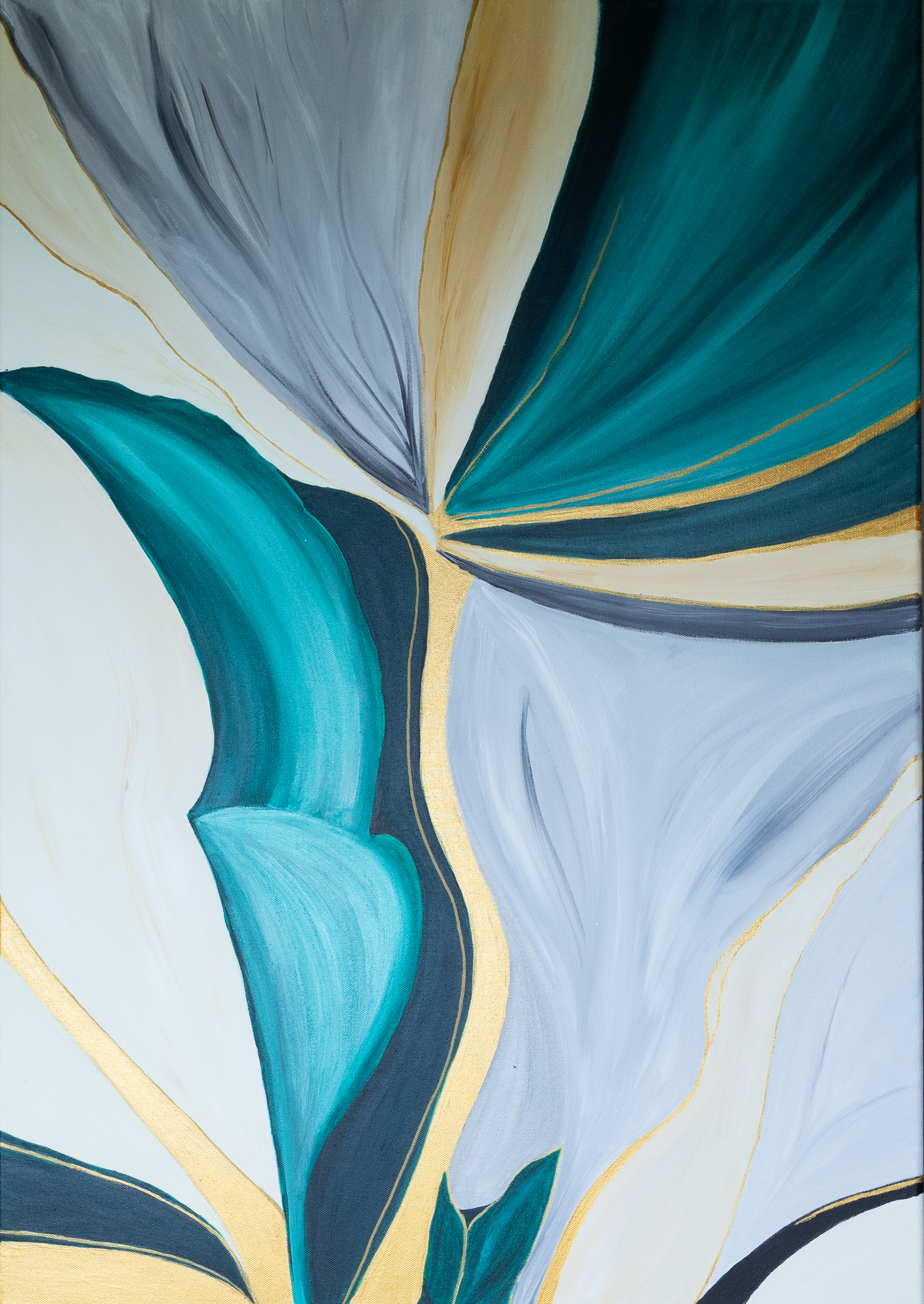 Abstract Floral Painting