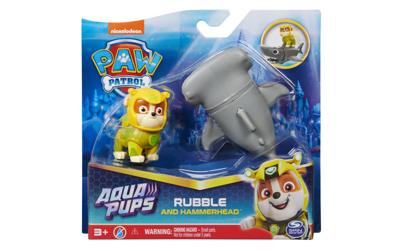 PAW Patrol Aqua Pups: Rubble en Hamerhaai