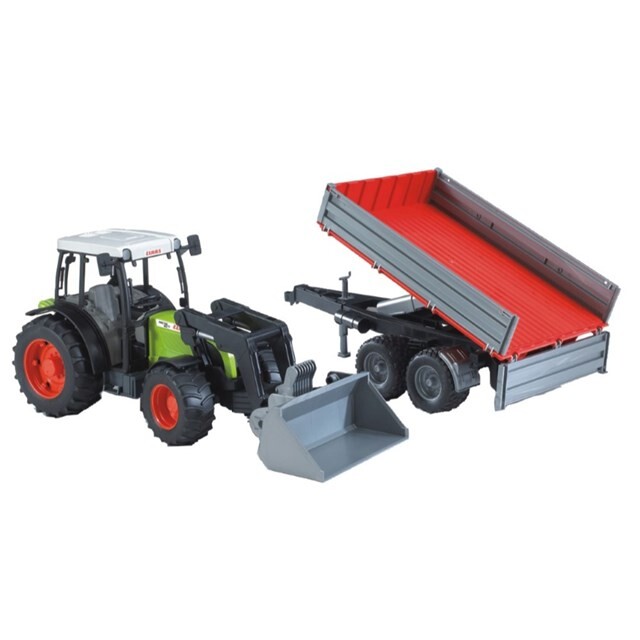 Bruder Claar Nectis 267 F Speelgoedtrekker met aanhanger