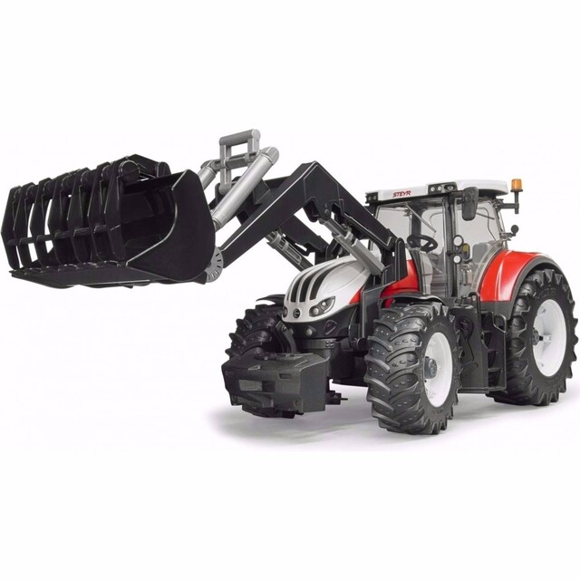 Bruder Steyr 6300 CVT tractor met voorlader