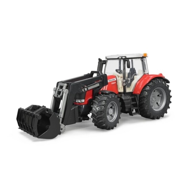 Bruder Massey Ferguson 7624 tractor met voorlader