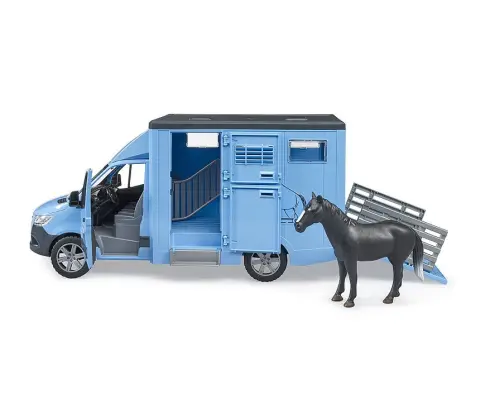 Bruder MB Sprinter Veetransport met paard