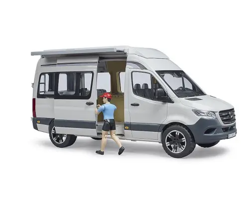 Bruder MB Sprinter Camper met Chauffeur