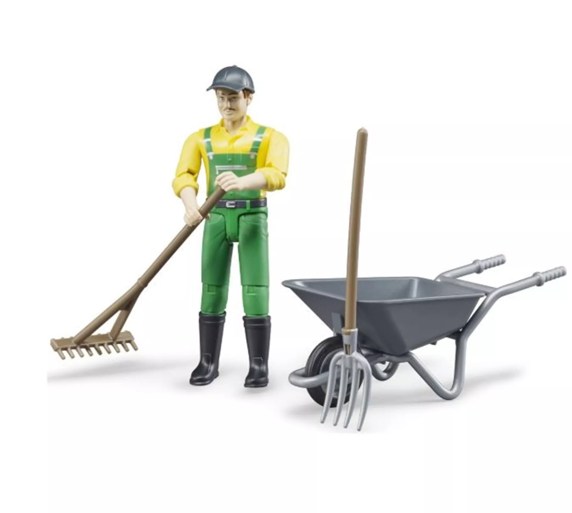 Bruder figurenset boer + accessoires (4-delig)