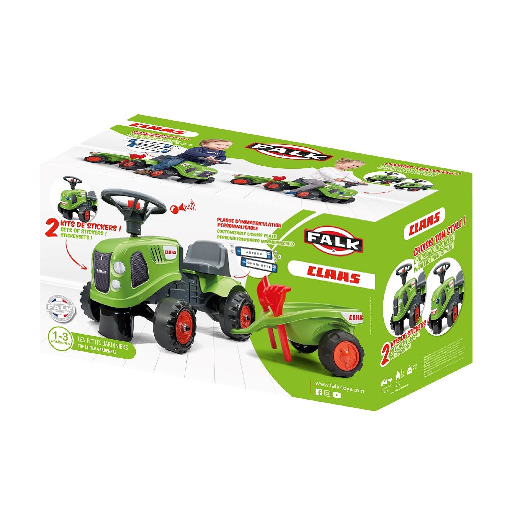 Falk Claas Loop Tractor Set Met Acc.