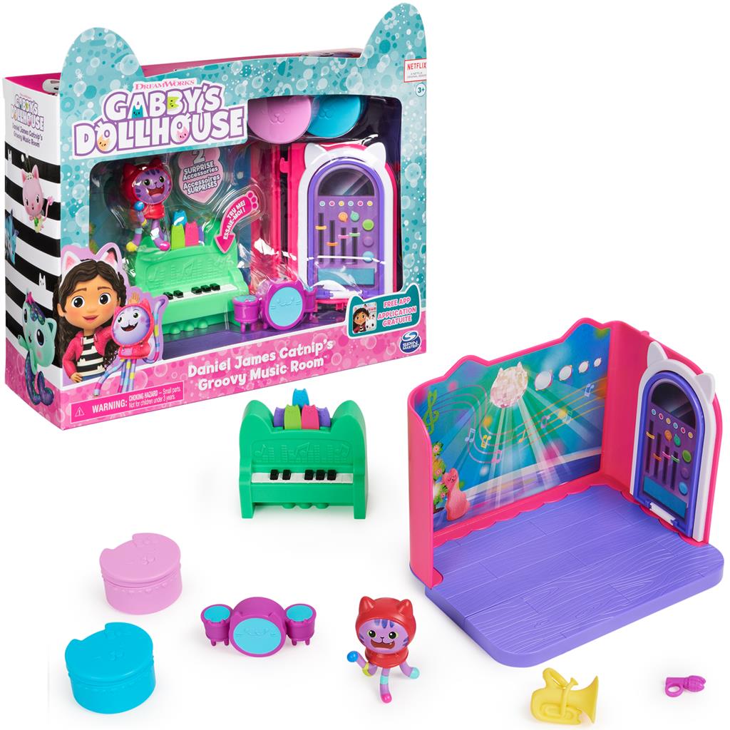Gabby's Dollhouse Deluxe Room DJ Catnip's Music