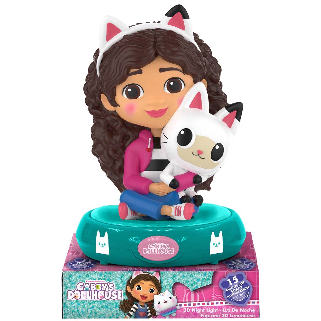 Gabby's Dollhouse 3D LED Nachtlamp 25cm