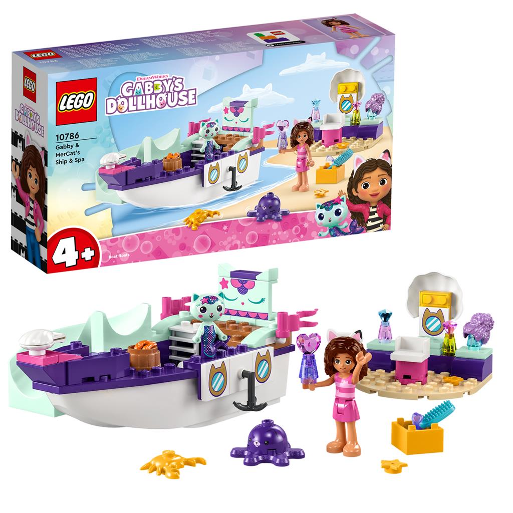 Lego 10786 Gabby's Dollhouse 4+ Vertroetelschip