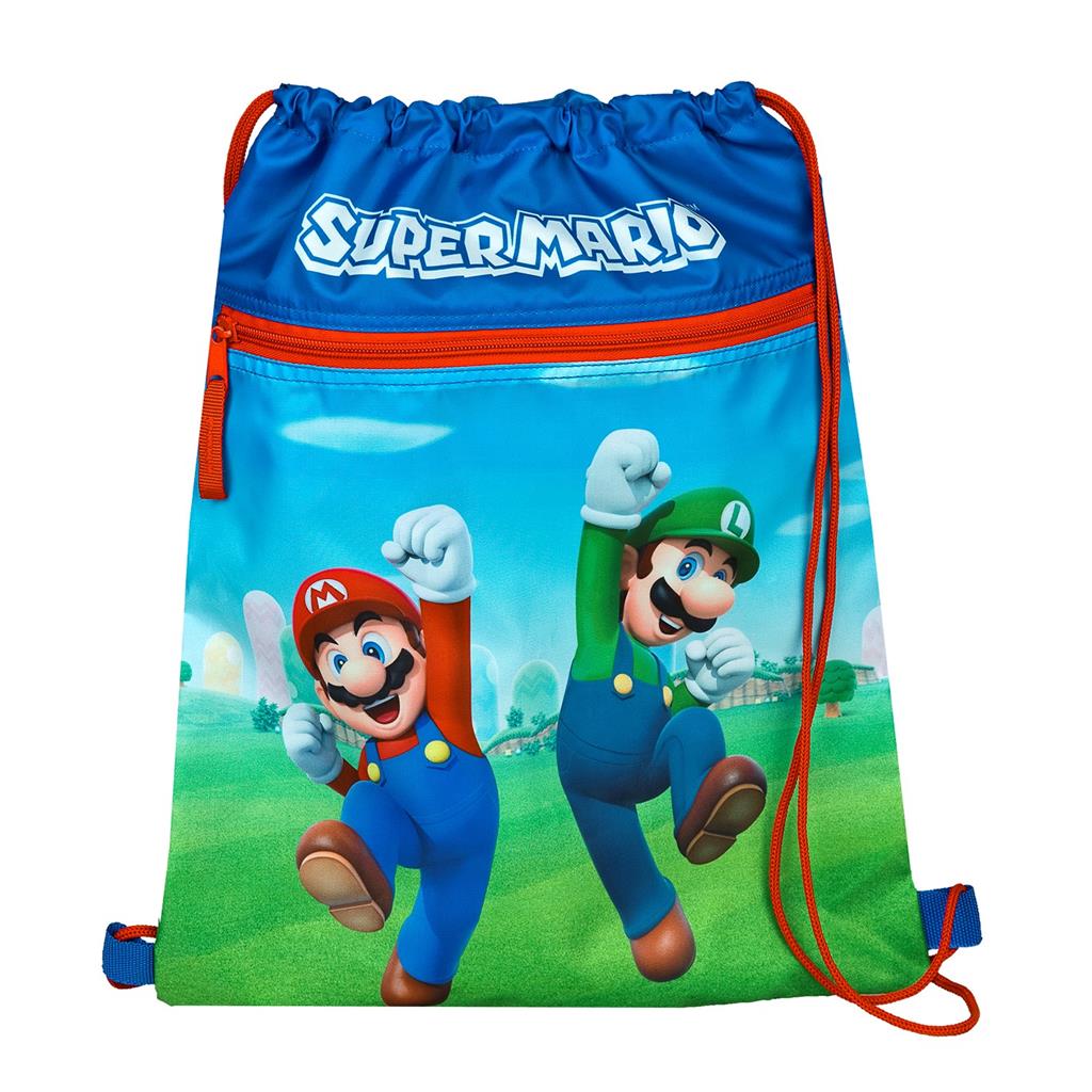 Super Mario Rugtas Met Koordjes