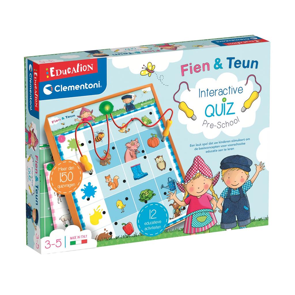 Clementoni Leerspel Fien En Teun Quizzy
