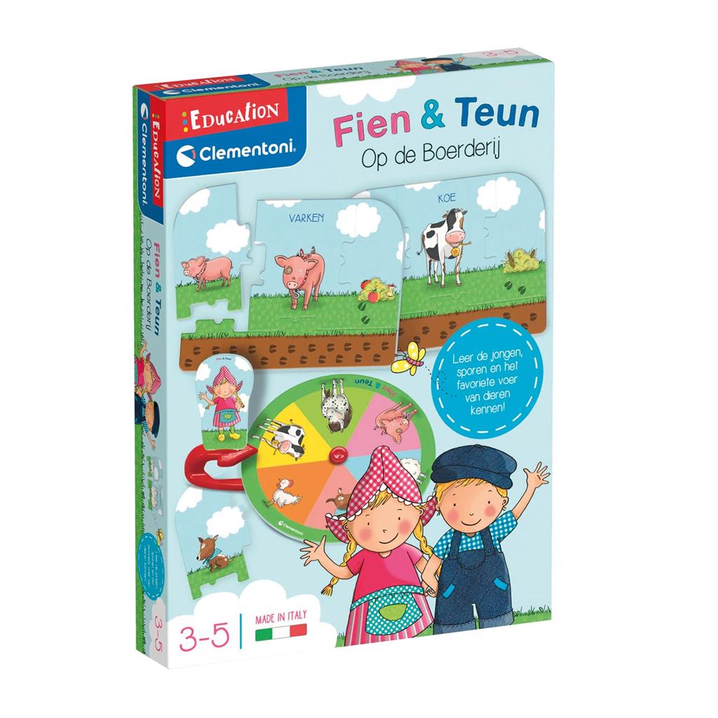 Clementoni Leerspel Fien En Teun Op De Boerderij