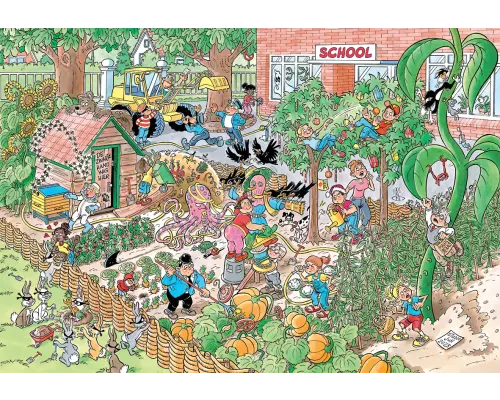 Jan van Haasteren Junior De schooltuin 360 stukjes