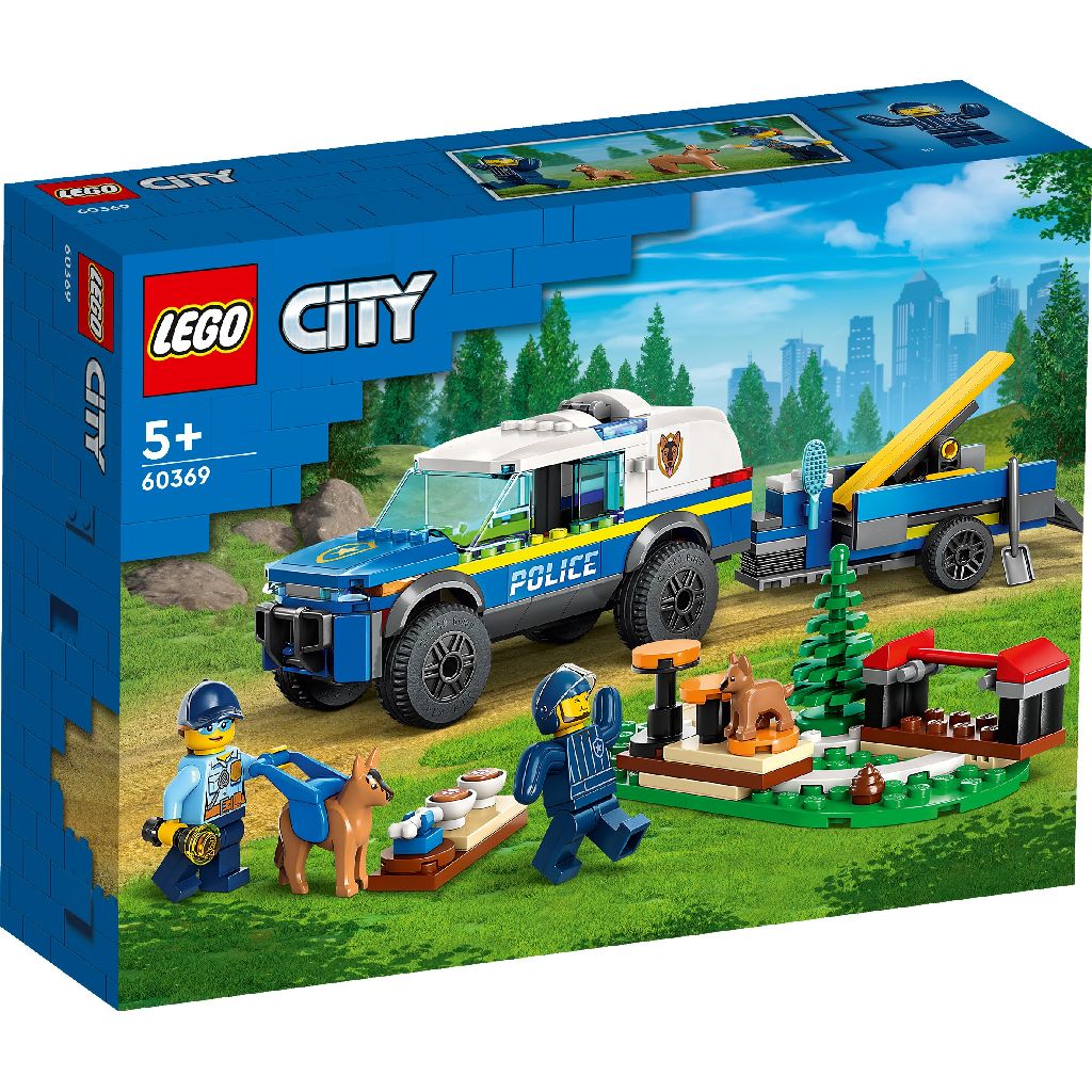 Lego 60369 City Police Mobiele Training Honden