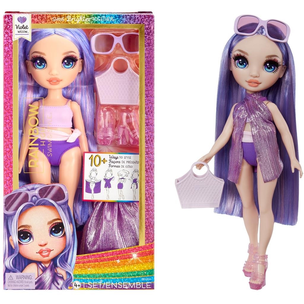 Rainbow High Swim And Style Fashion Violet