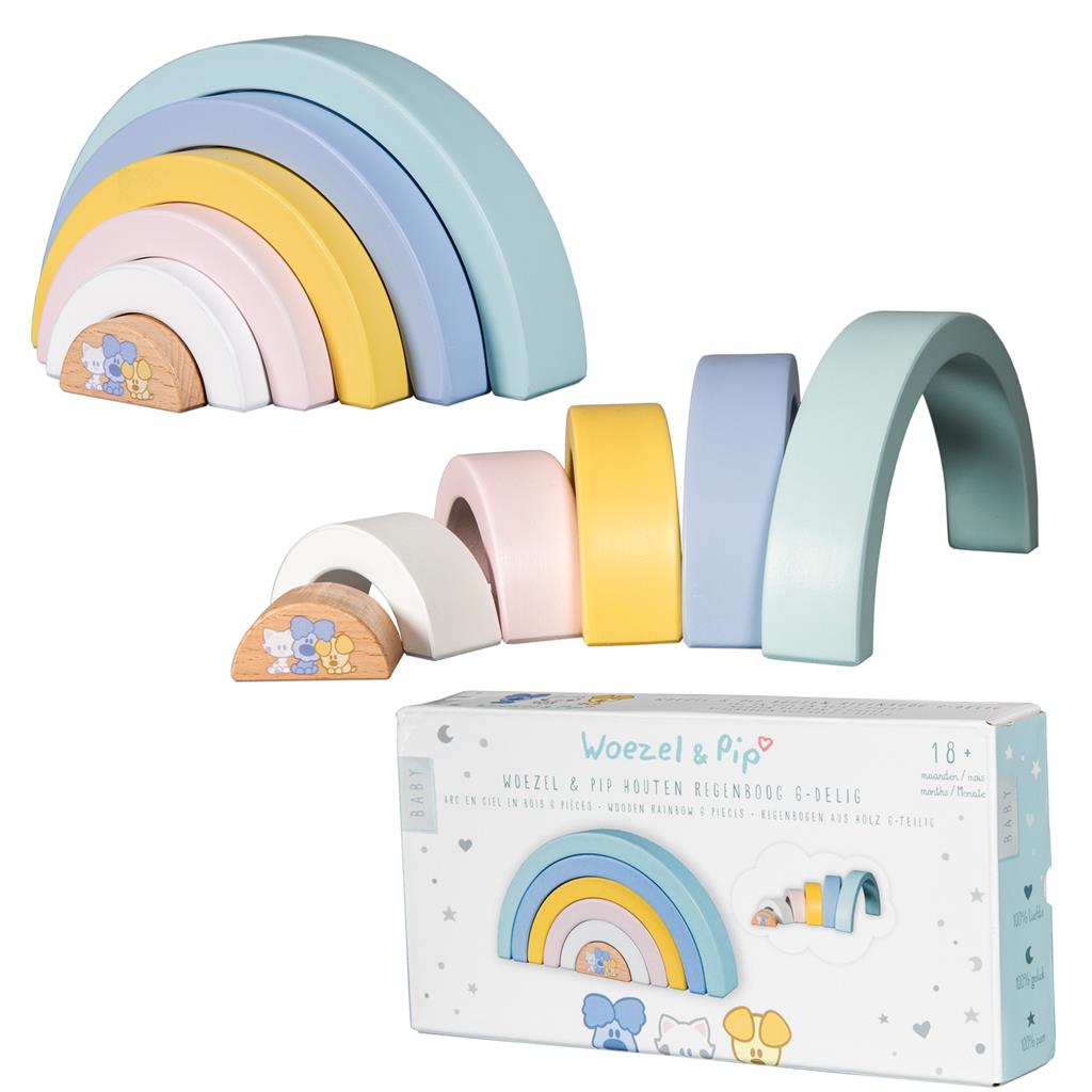 Woezel en Pip Baby Regenboog