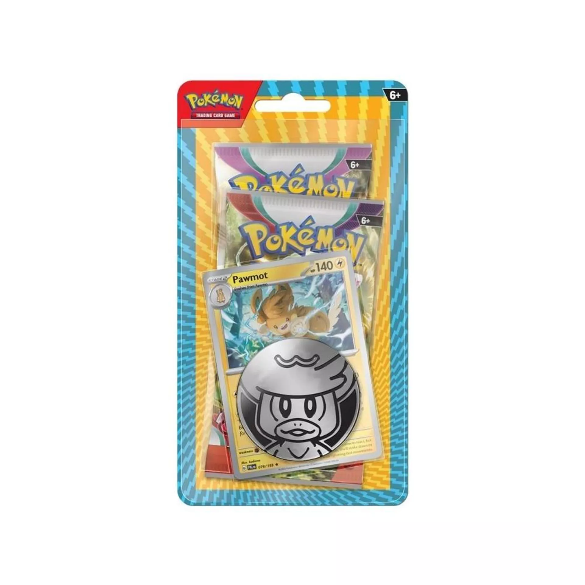 Pokémon 2 Pack Blister Met 2 Booster Packs + Munt
