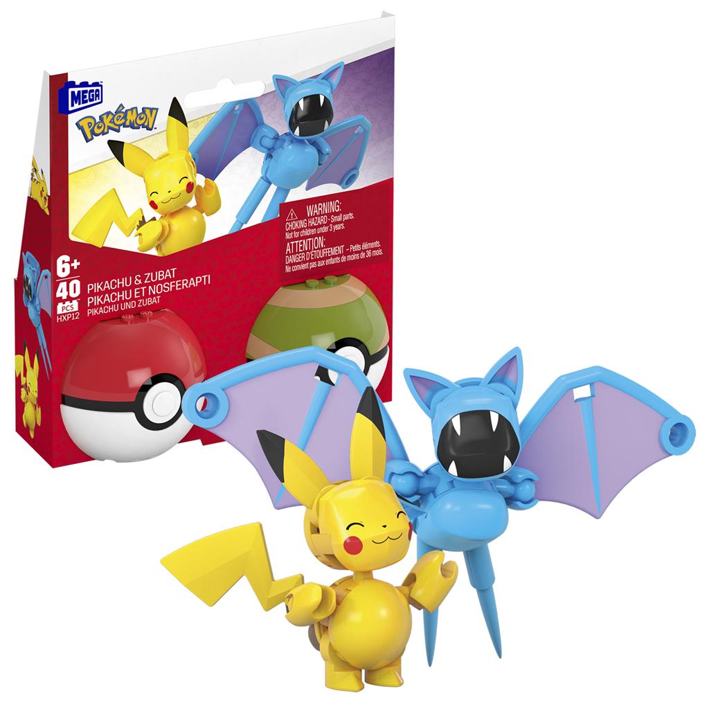 Pokemon Pikachu And Zubat