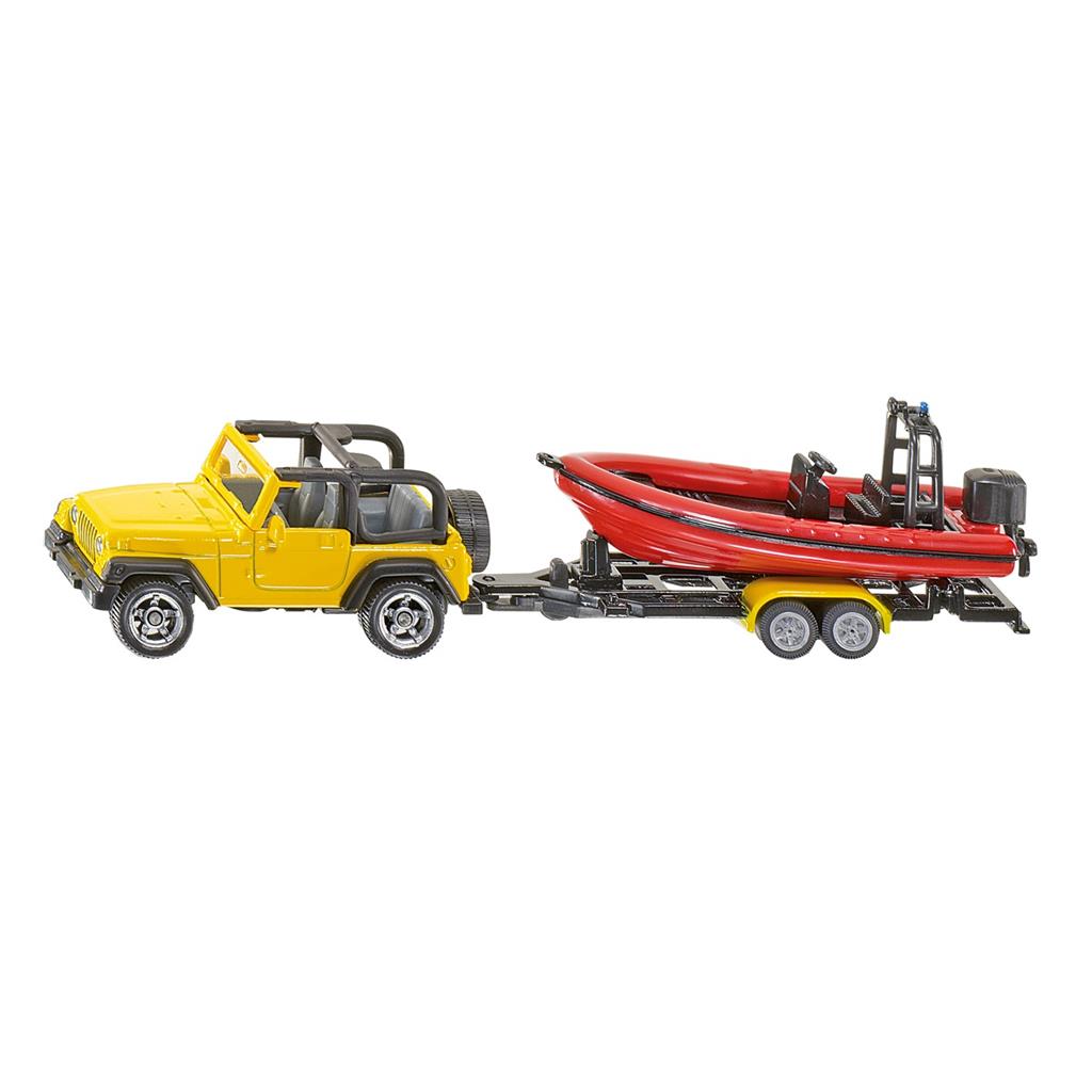 Siku 1658 Jeep + Boot