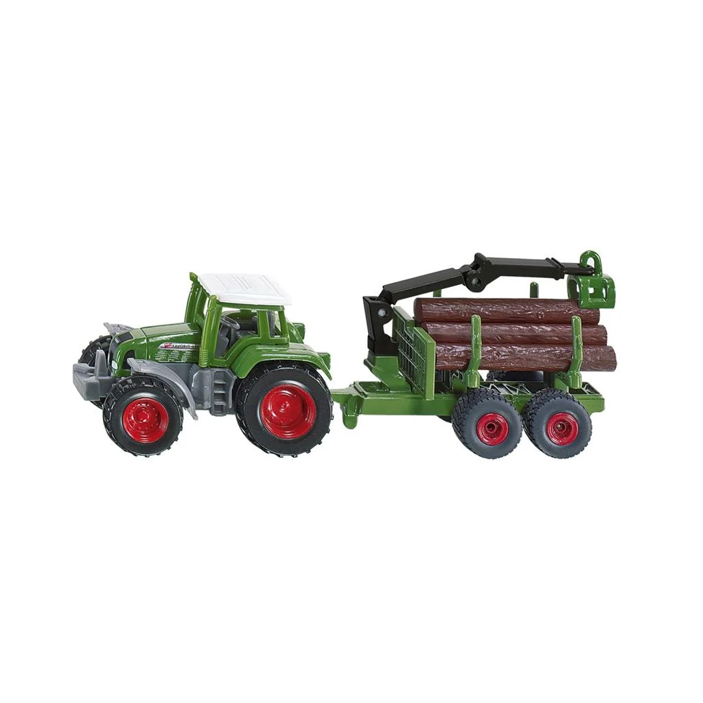 Siku 1645 Fendt Tractor+boomstammen