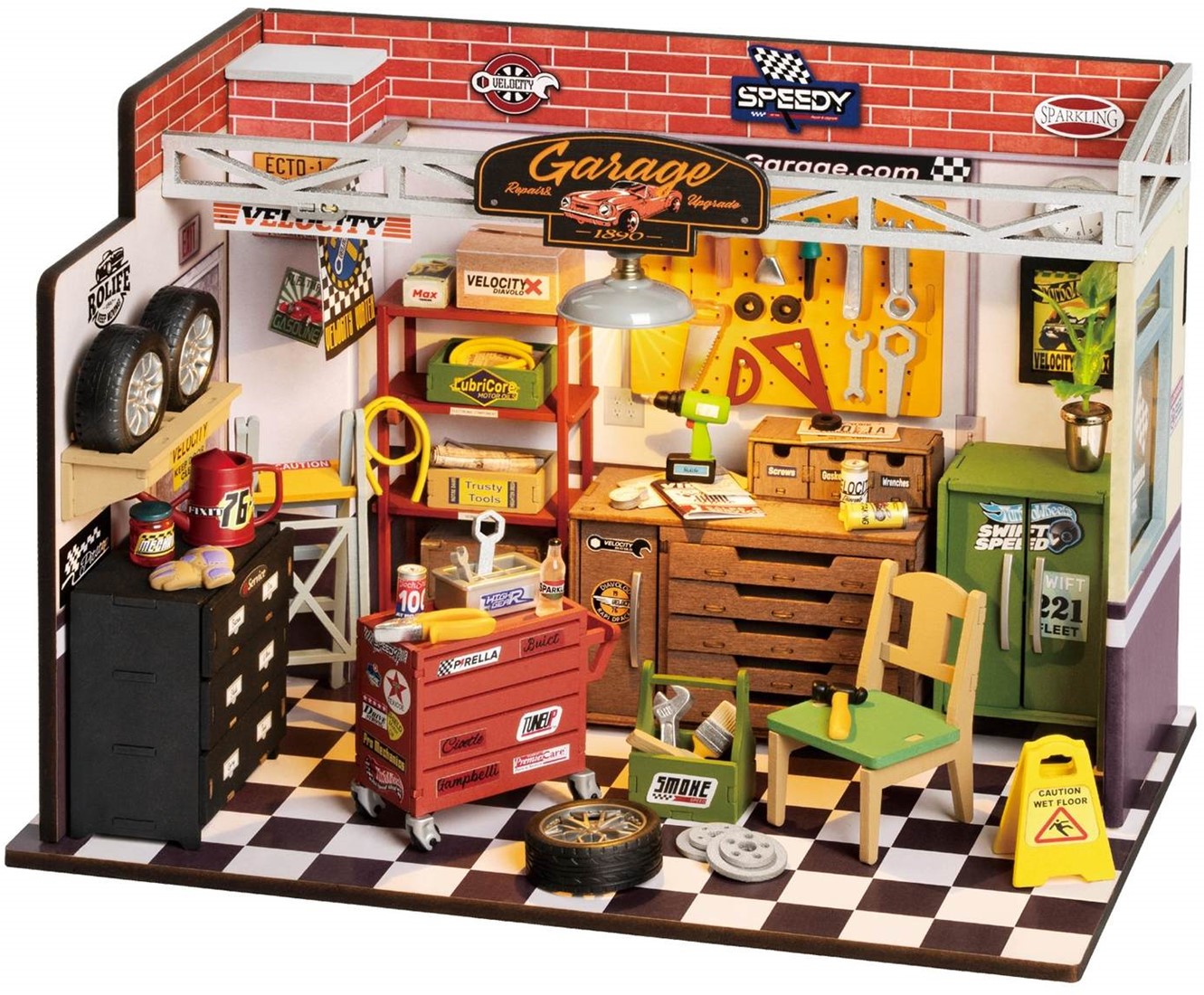 Robotime Garage Workshop DG165