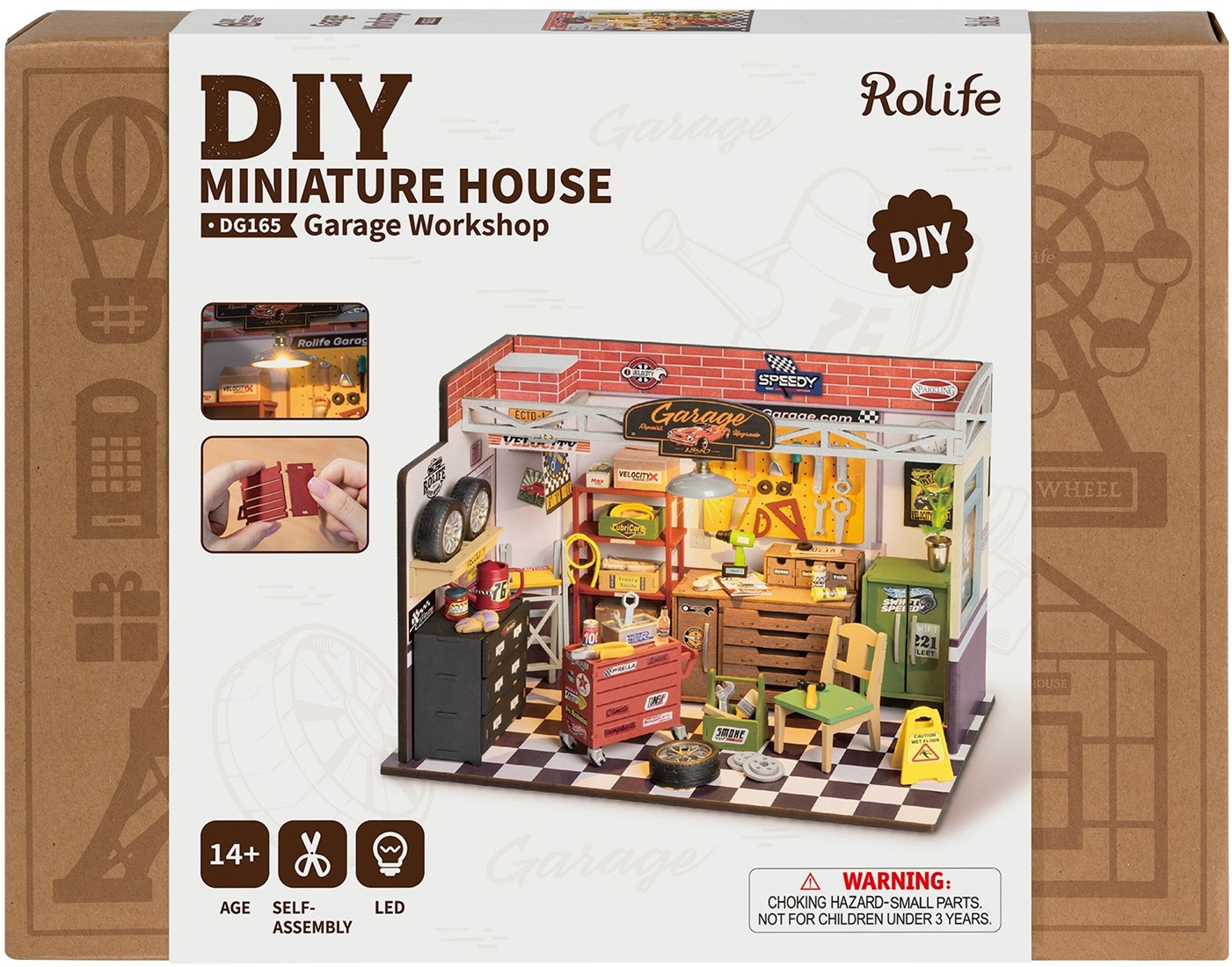Robotime Garage Workshop DG165