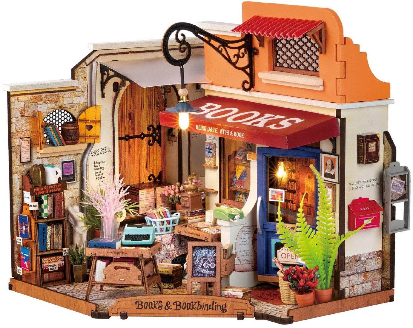 Robotime Corner Bookstore DG164