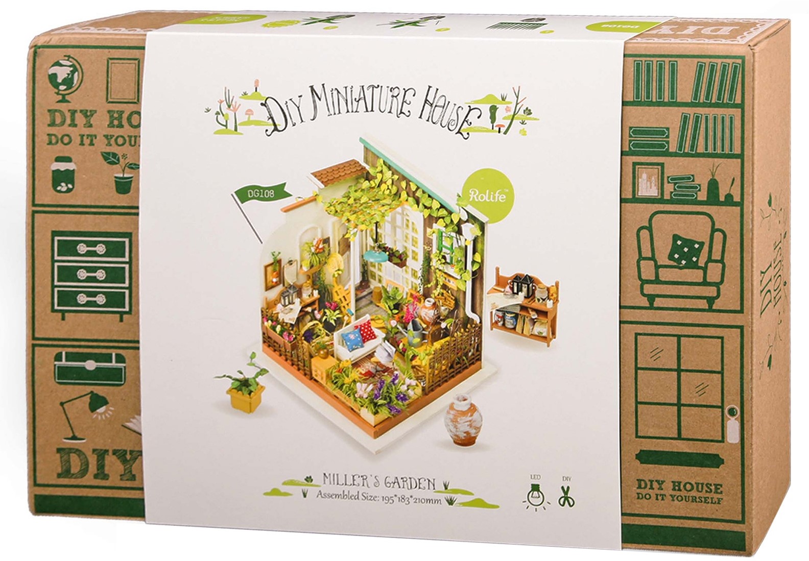Robotime Miller's Flower House DG108