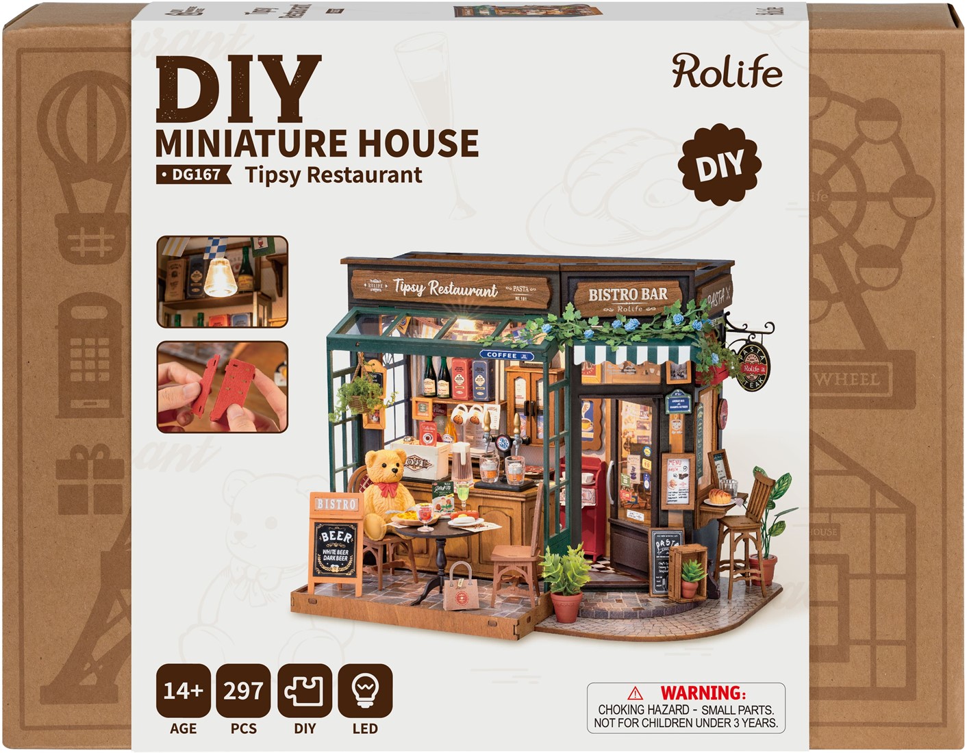 Robotime Tipsy Restaurant DG167