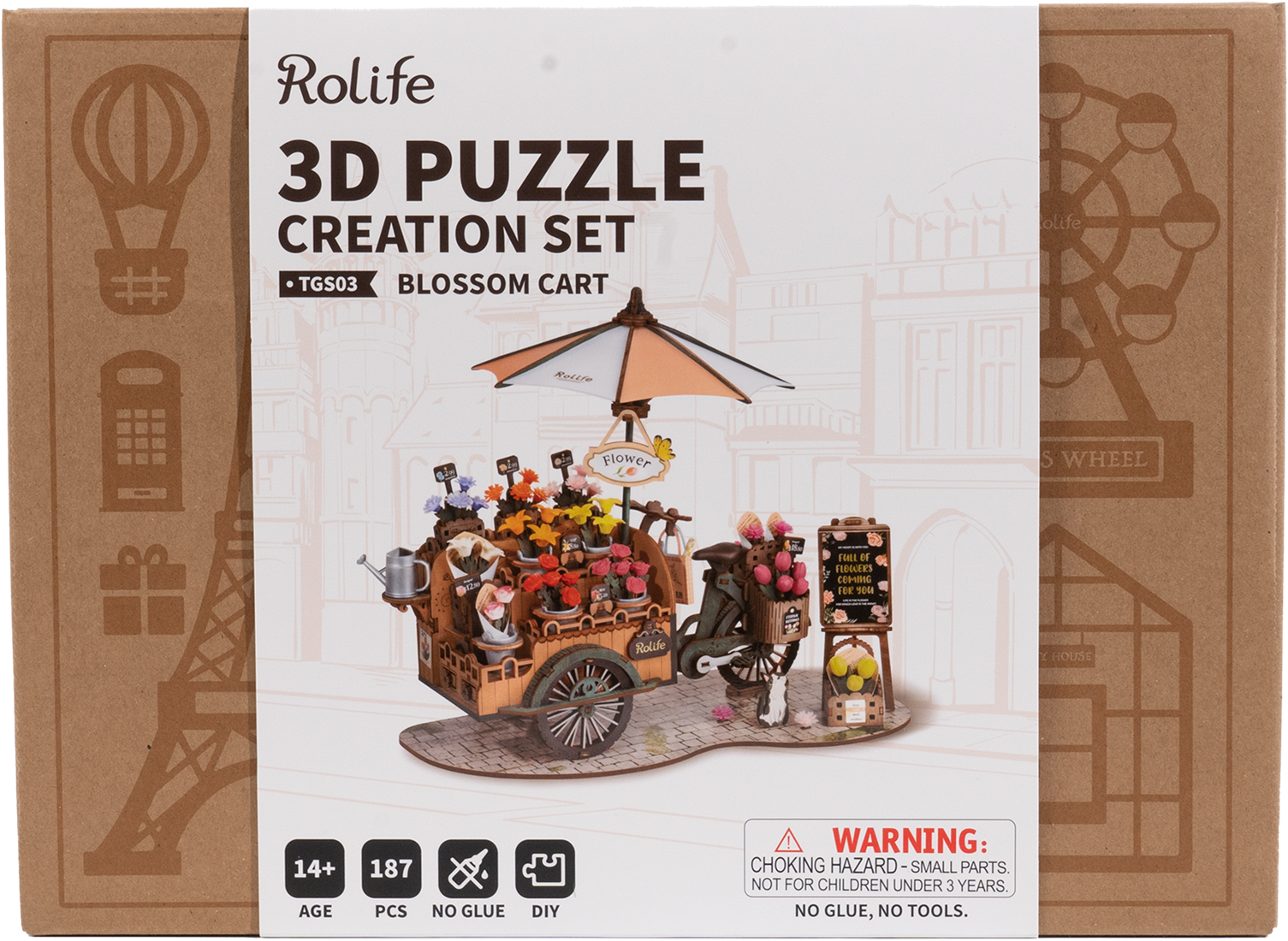 Robotime Blossom Cart TGS03