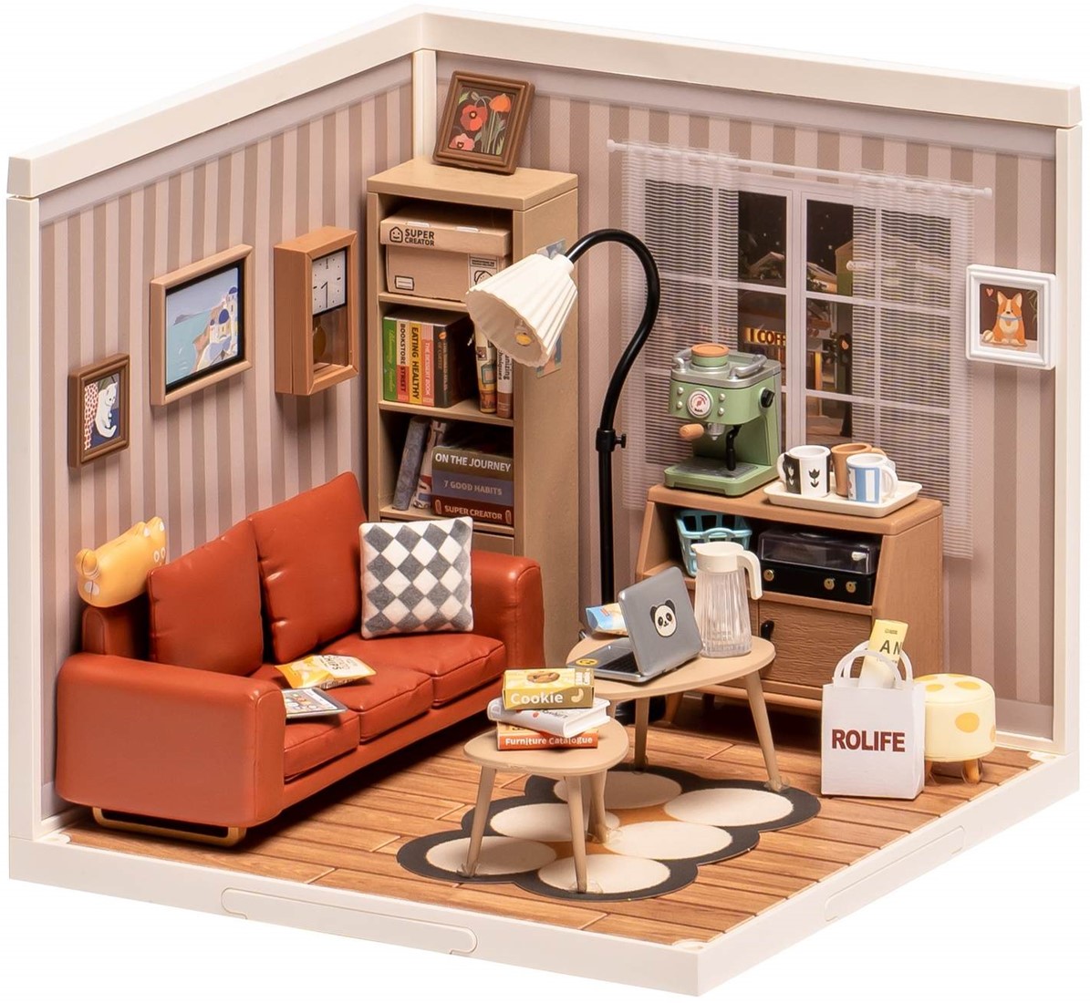 Robotime Cosy Living Lounge DW007