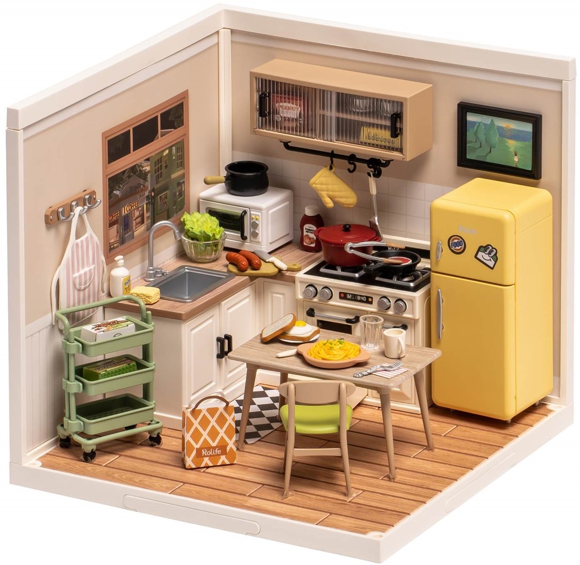 Robotime Happy Meals Kitchen DW008