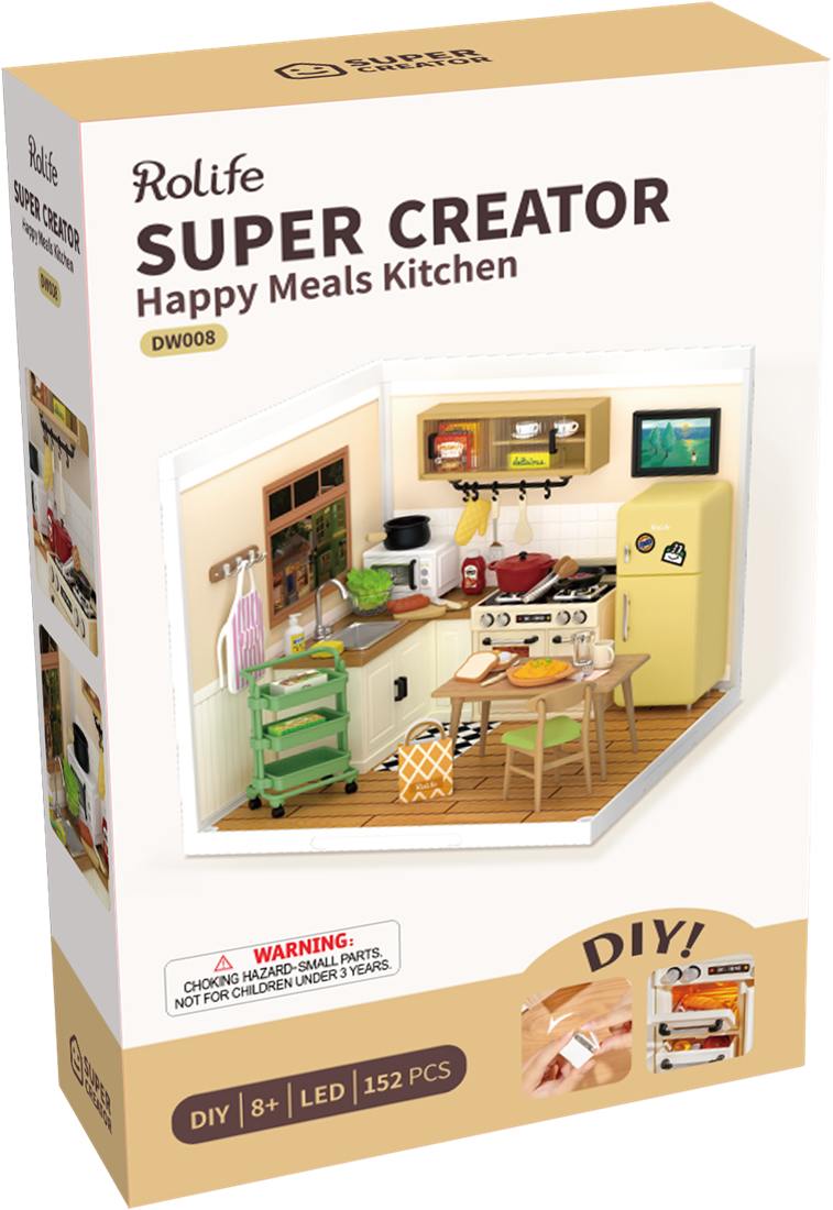Robotime Happy Meals Kitchen DW008