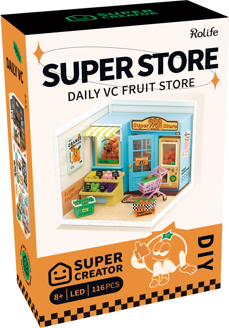 Robotime Super Fruit Store DW003