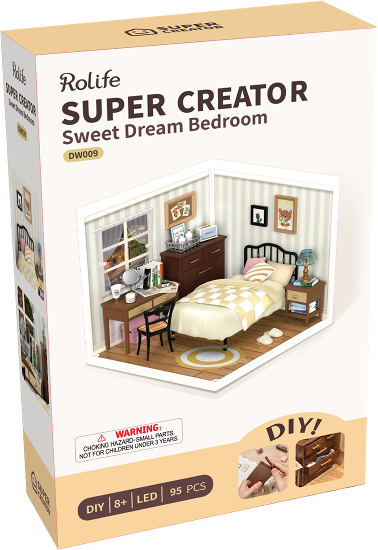Robotime Sweet Dream Bedroom DW009