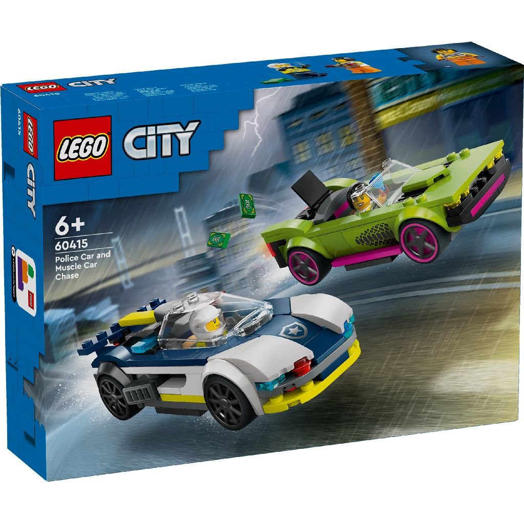 Lego 60415 City Police Politiewagen Achtervolging