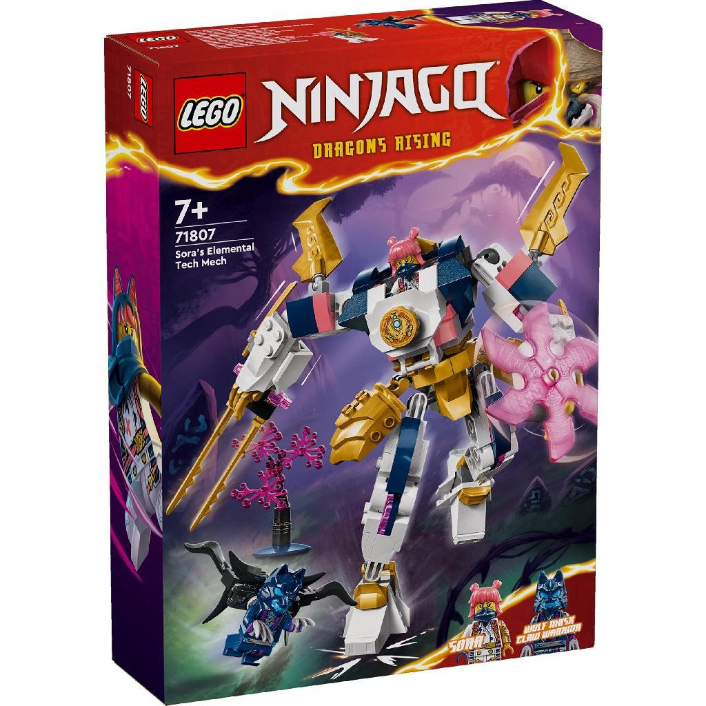 Lego 71807 Ninjago Sora's Elementaire Techmecha