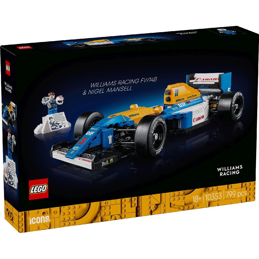 Lego 10353 Icons F1 Williams FW14B Nigel Mansell