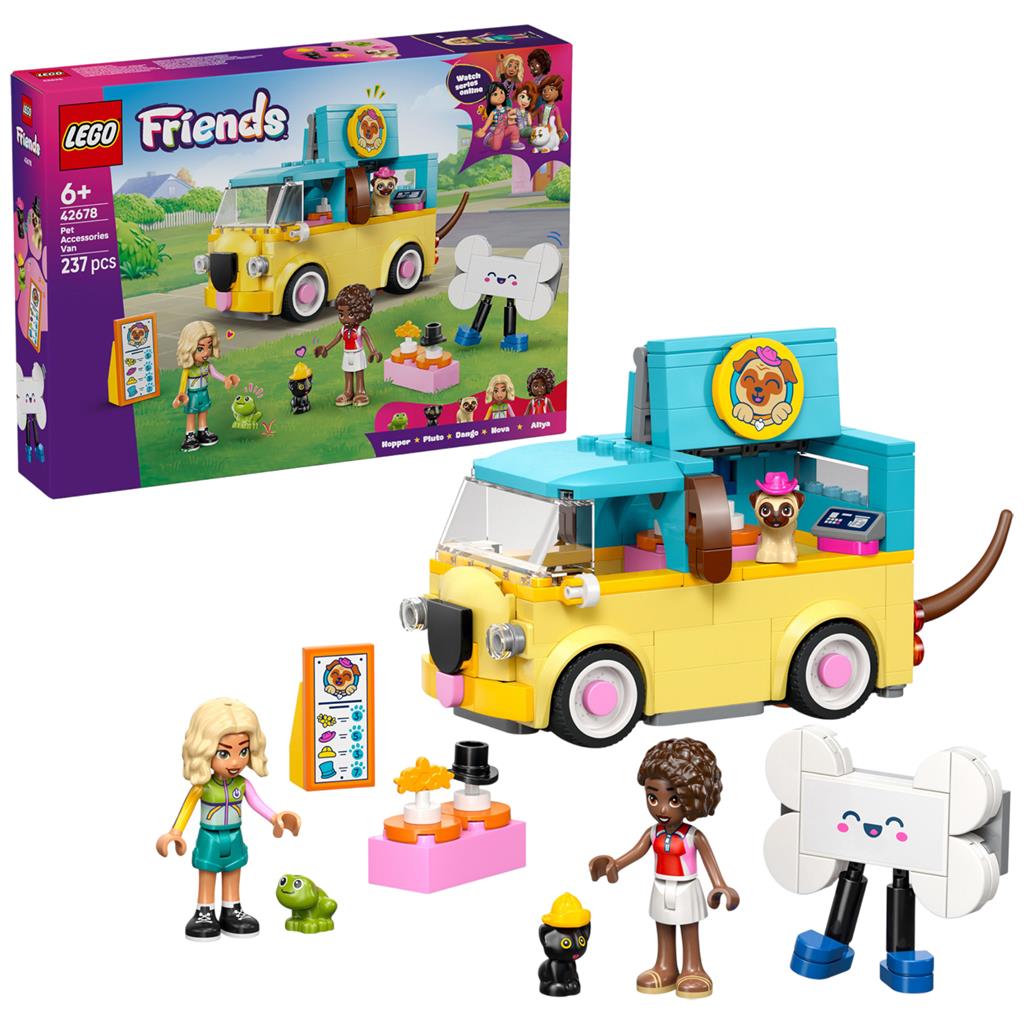 Lego 42678 Friends Bestelwagen Met Dierenacc
