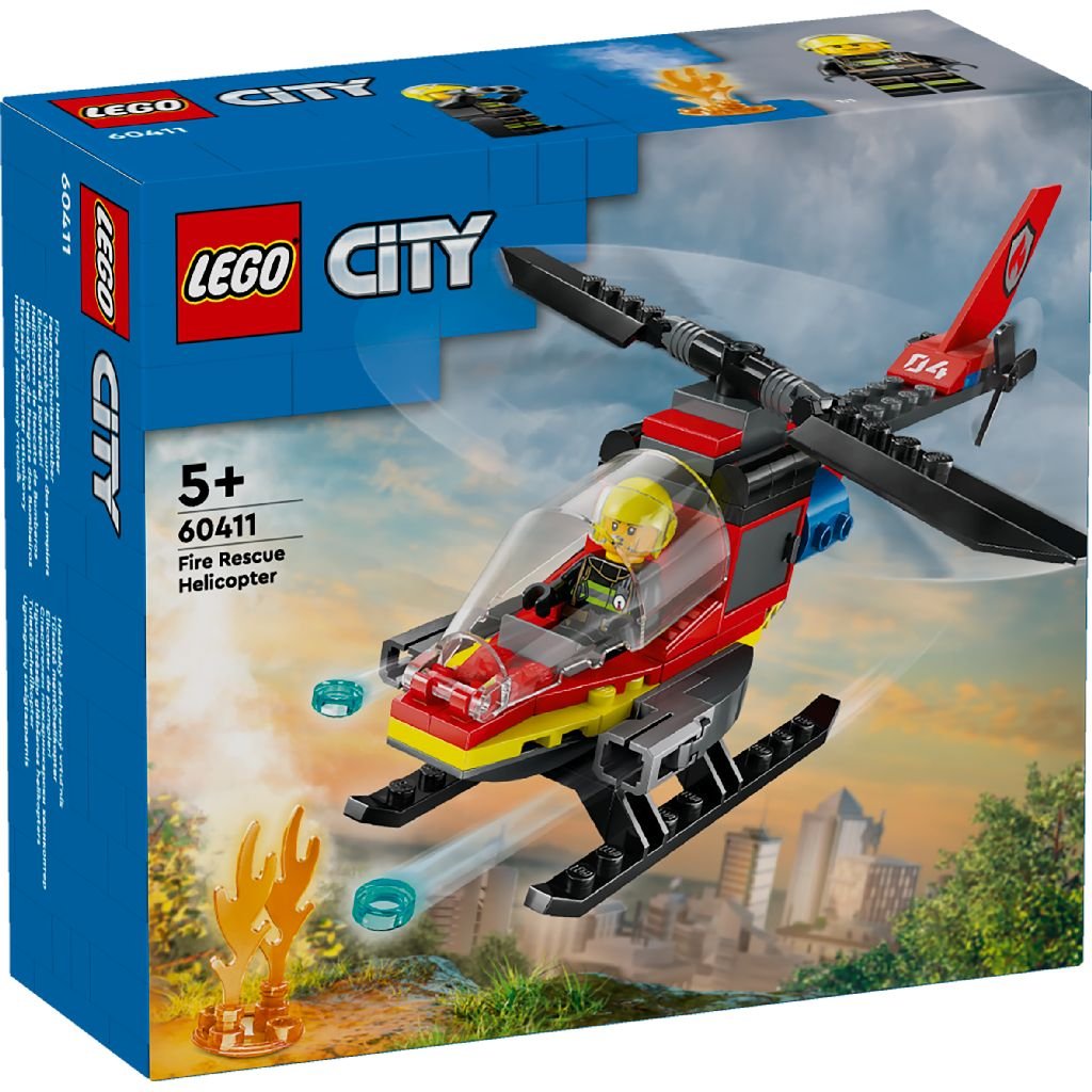 Lego 60411 City Fire Brandweerhelikopter