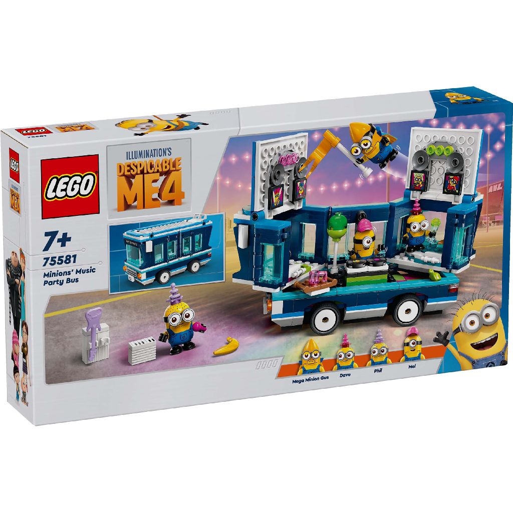 Lego 75581 Minions Muzikale Feestbus Van Minions