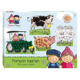 Fien & Teun Pompom Plakken