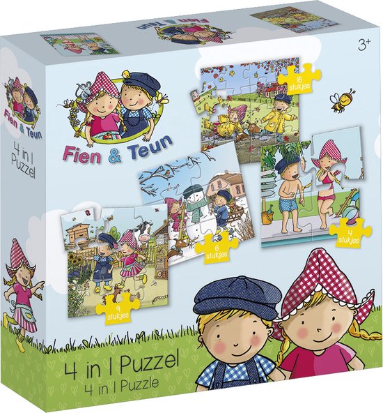 Fien & Teun Puzzel 4in1