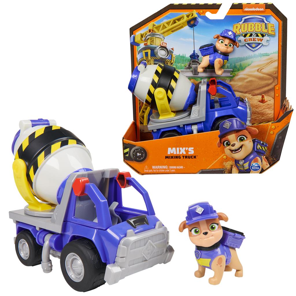Paw Patrol Rubble And Crew Basic Vehicles Mix