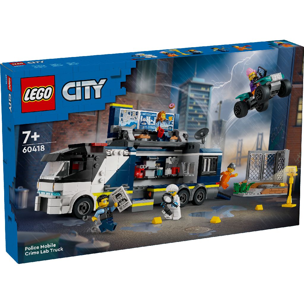 Lego 60418 City Police Politielaboratorium Truck