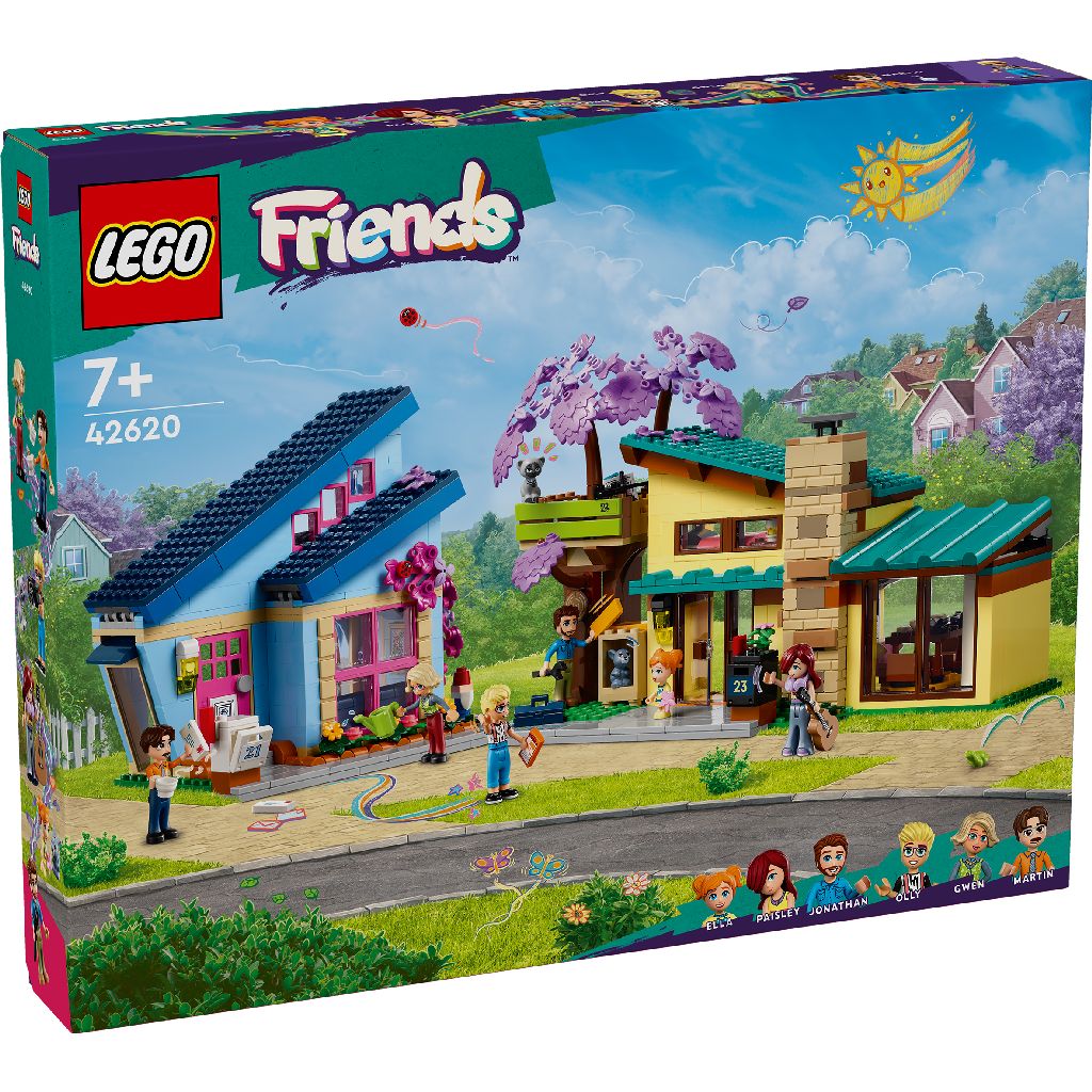 Lego 42620 Friends Olly en Paisley's Huizen